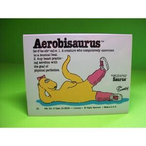 Aerobisaurus Cliff Galbraith Aerobics Female Dinosaur 1986 Display Saurus